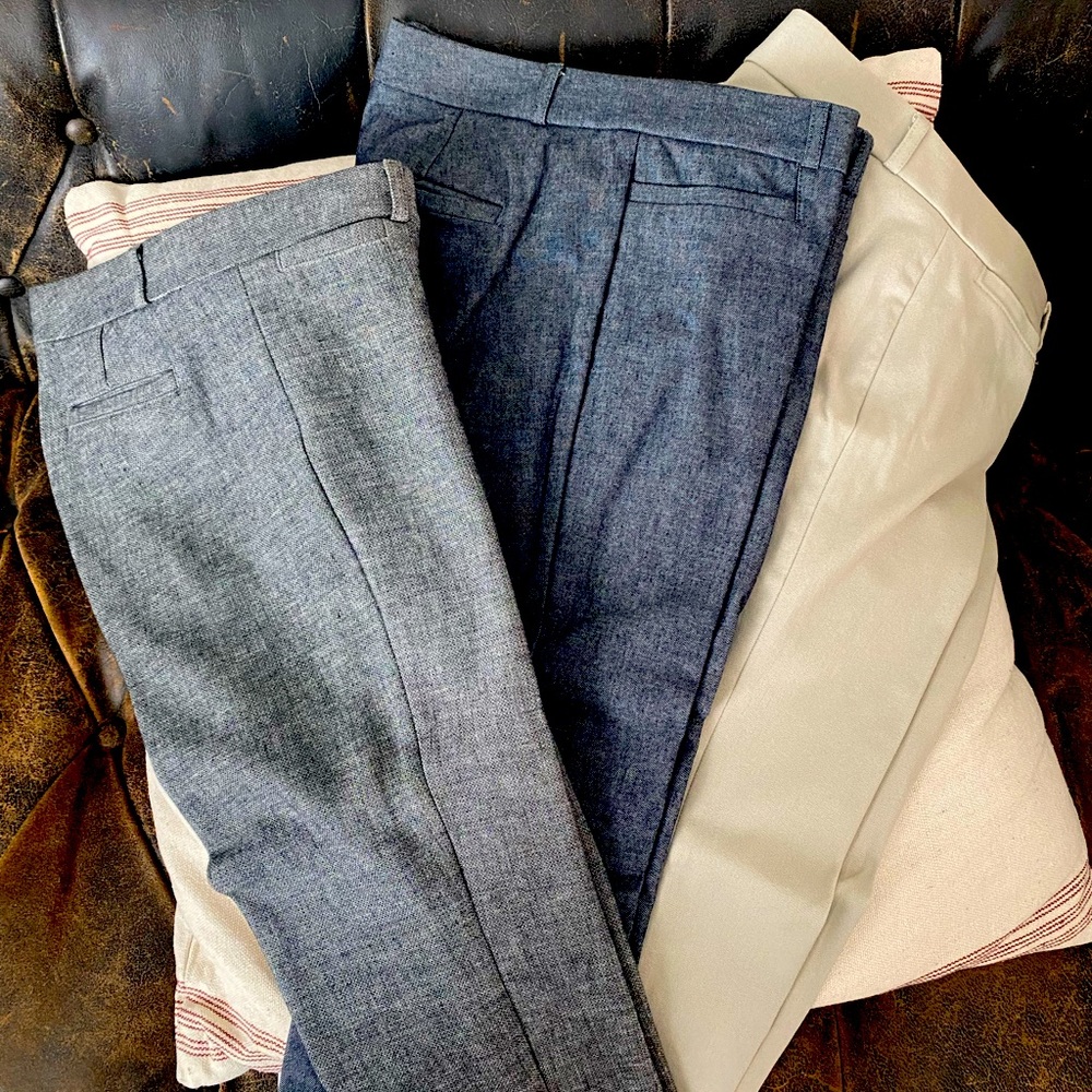 Banana Republic Sloan pant. Size 2. 3pair